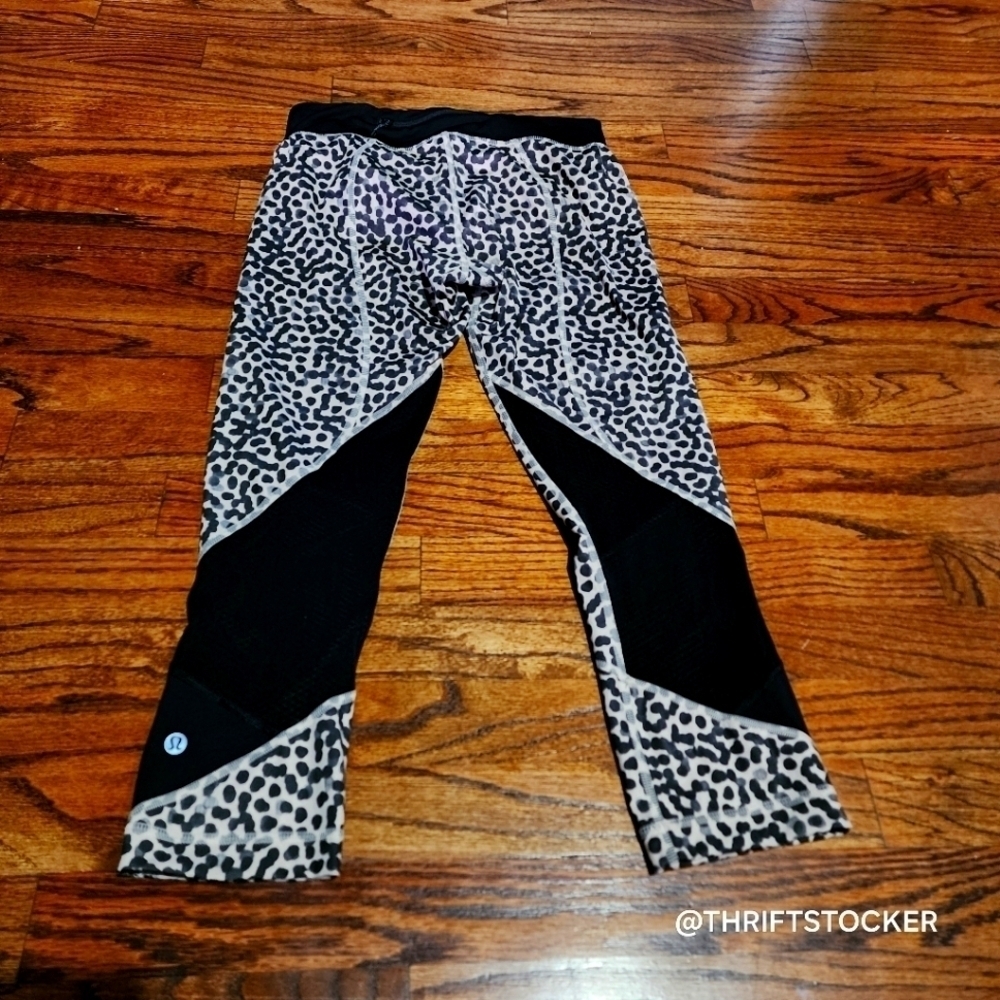 Lululemon pace rival crop luxtreme ace spot leggings - Picture 2 of 8